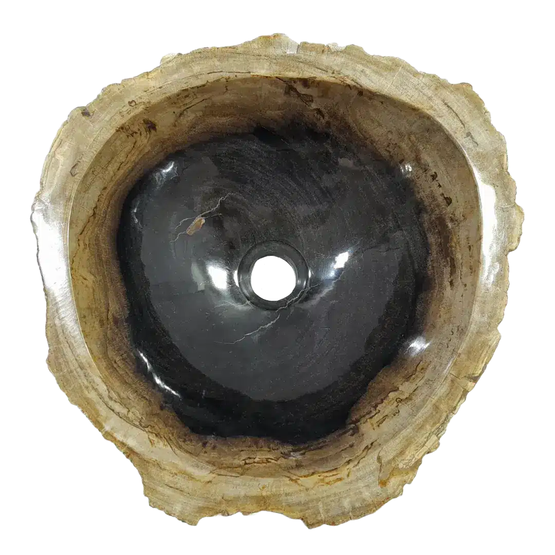 Fossiel Houten Wasbak Zwart 22780 Fossiel Houten Wasbak Zwart 22780