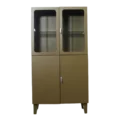 Tsjechische vintage apothekerskast • overgeverfd 7008