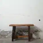 Houten Kruk Uit India
