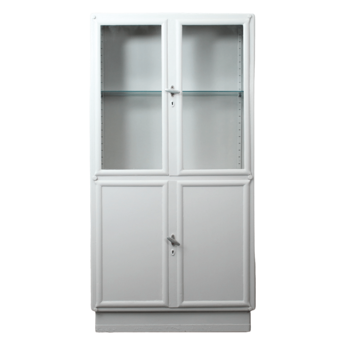 Tsjechische Vintage Apothekerskast Overgeverfd 7038