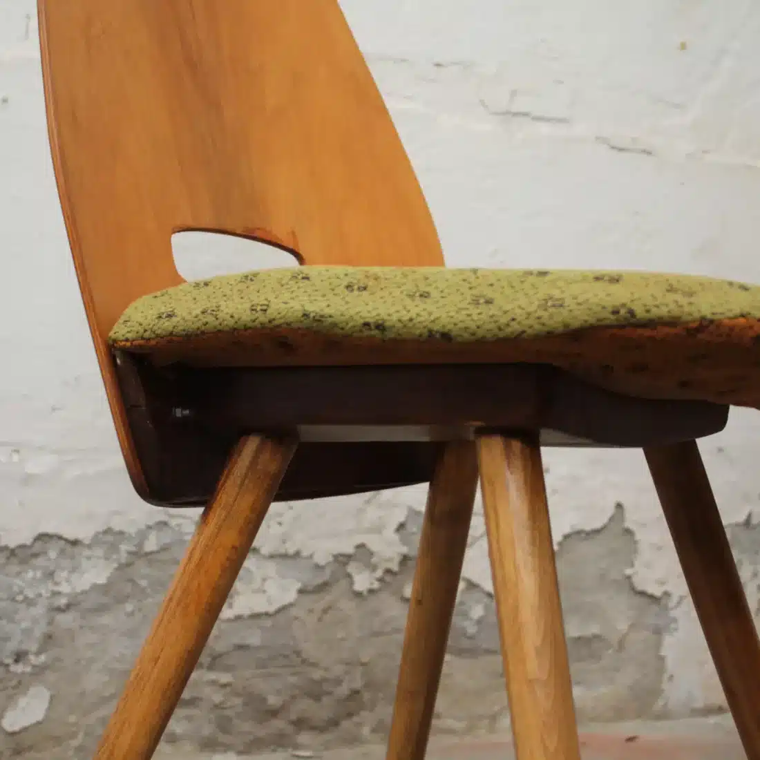 Vintage Lollipop Stoelen Frantiek Jirk Groen Vintage Lollipop Stoelen Frantiek Jirk Groen