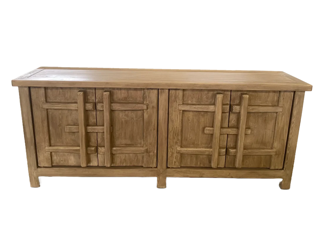 Houten Dressoir China Naturel Houten Dressoir China Naturel