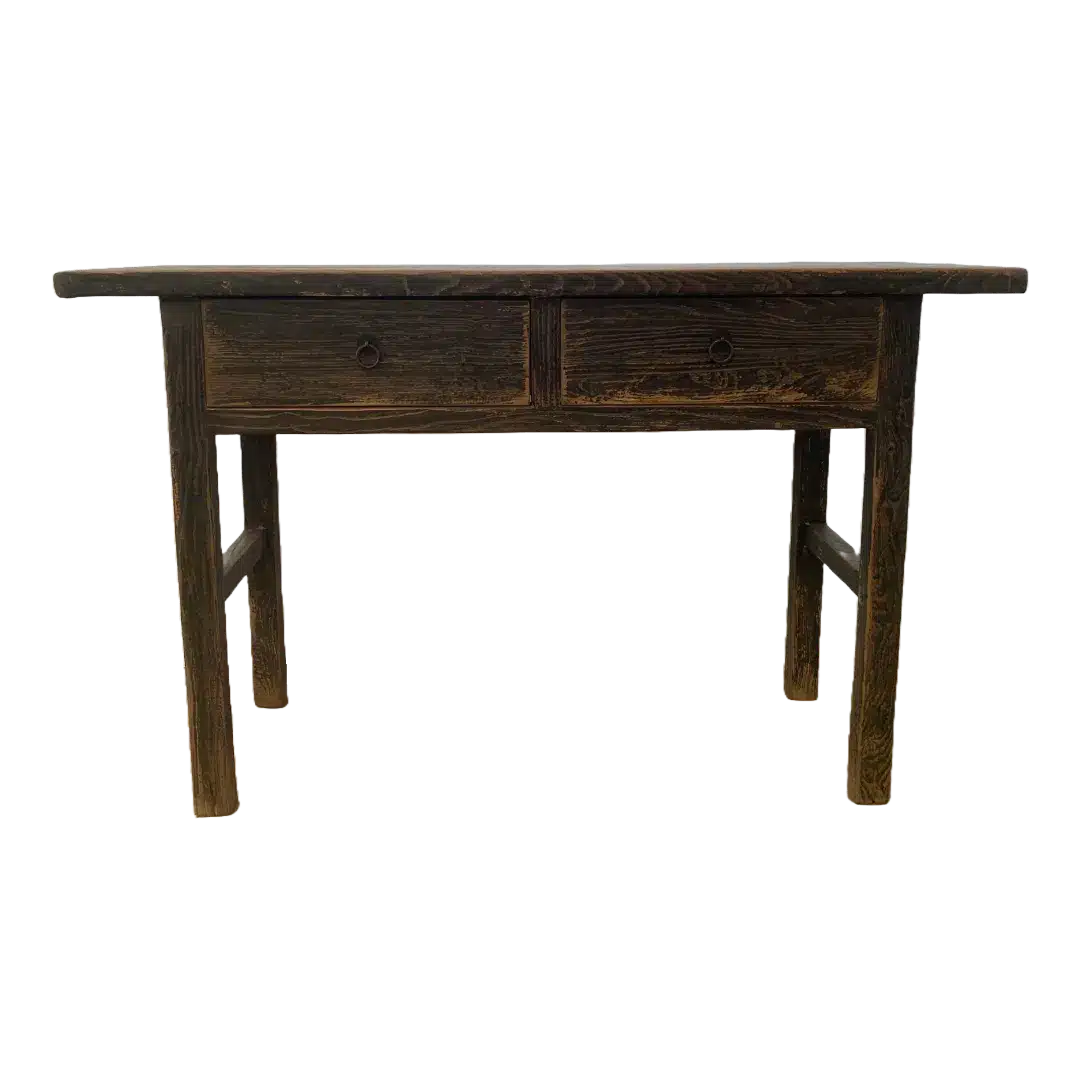 Donkere Houten Bijzettafel