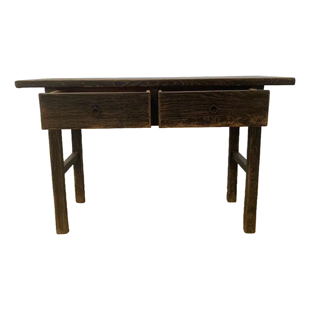 Donkere Houten Bijzettafel
