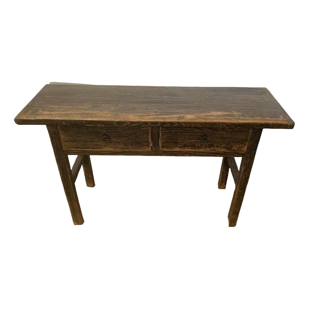 Donkere Houten Bijzettafel