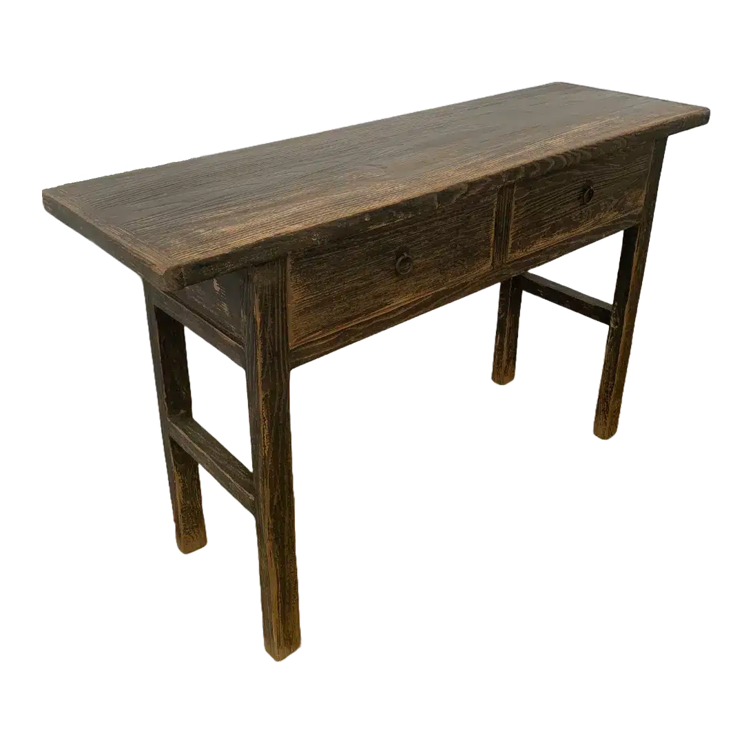 Donkere Houten Bijzettafel
