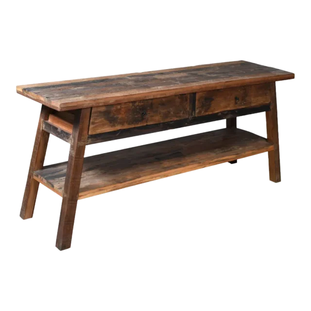 Houten Badkamermeubel L