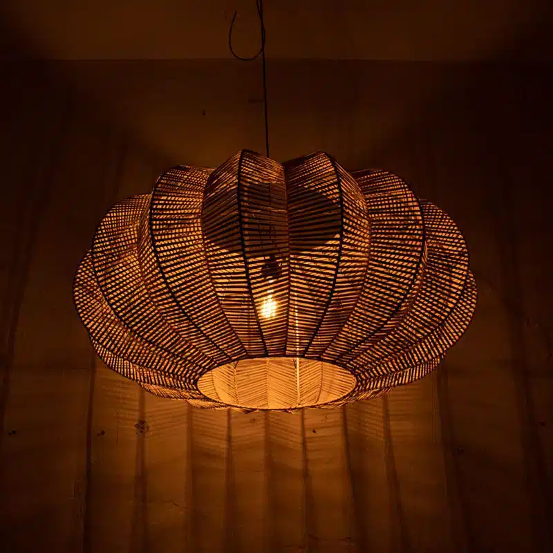 Rotan Hanglamp Ster Naturel L Rotan Hanglamp Ster Naturel L