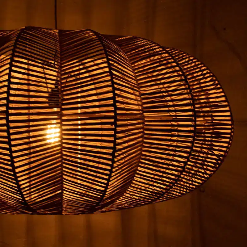 Rotan Hanglamp Ster Naturel L Rotan Hanglamp Ster Naturel L