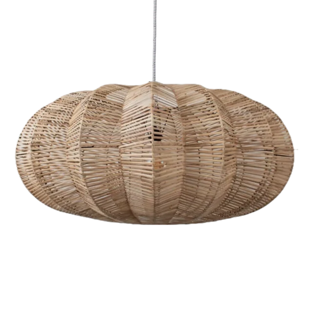 Rotan Hanglamp Ster Naturel L