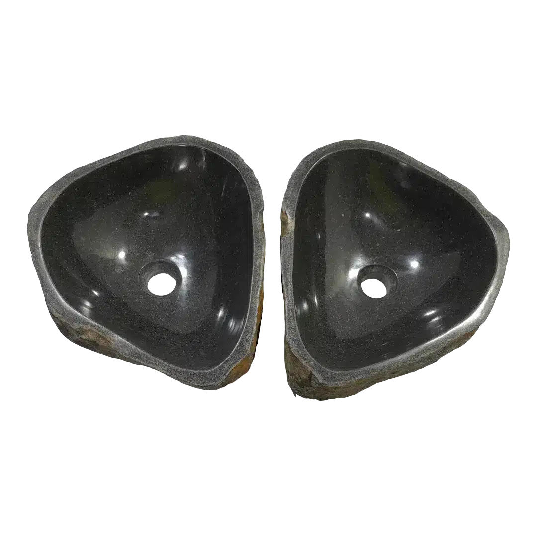 Rivierstenen Wasbak Set 233242 Rivierstenen Wasbak Set 233242