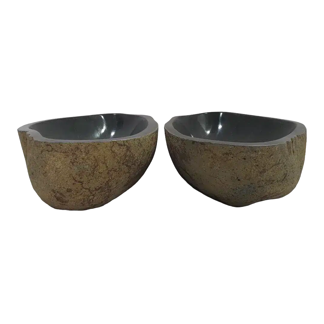 Rivierstenen Wasbak Set 233246 Rivierstenen Wasbak Set 233246