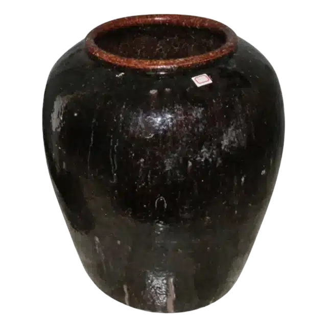 Bruine Oude Klei Pot