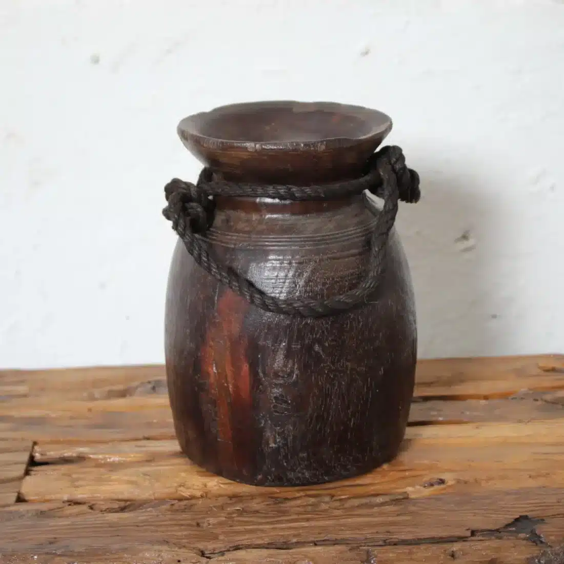 Oude Houten Kruik S