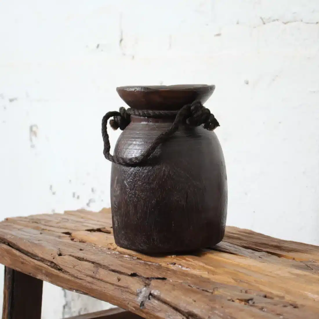 Oude Houten Kruik S