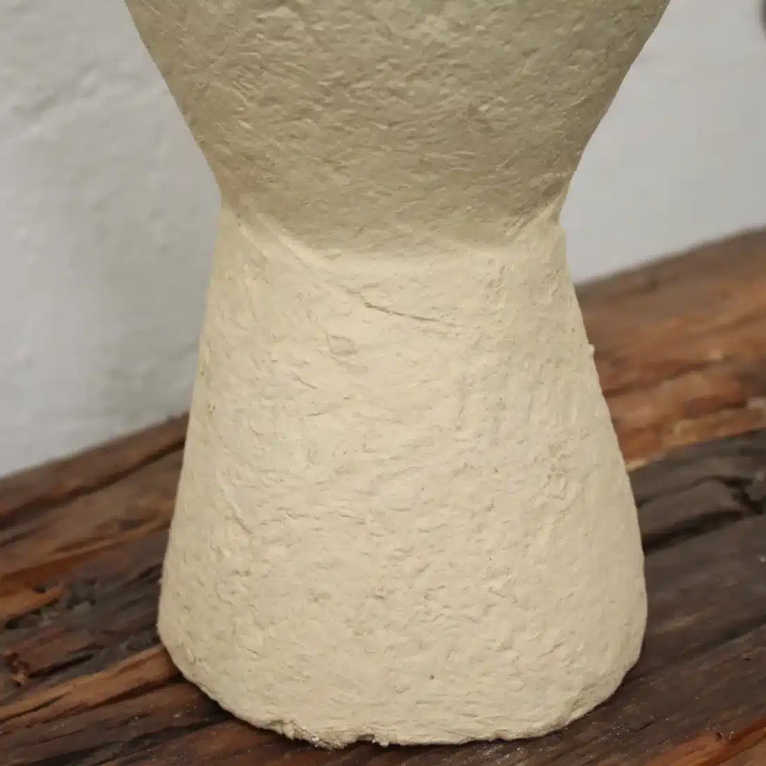 Papier Mach Vaas Zandloper Papier Mach Vaas Zandloper