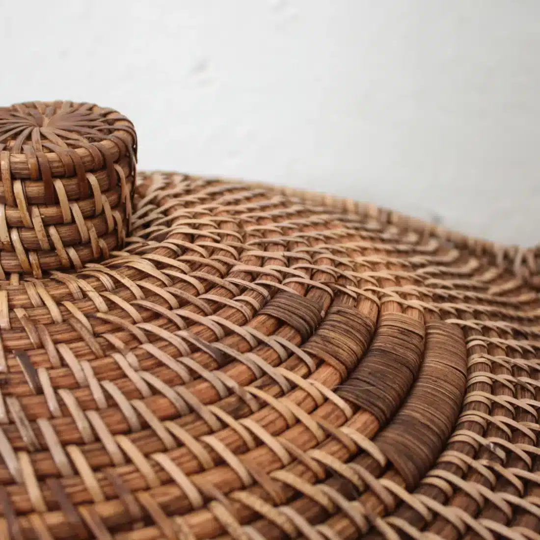 Rotan Mand Met Deksel