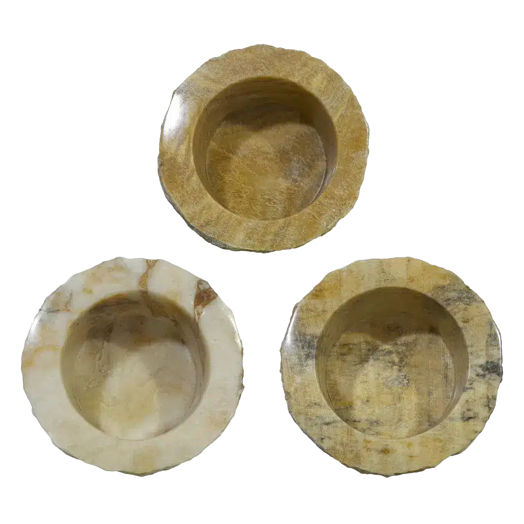 Onyx Pot Beige Onyx Pot Beige
