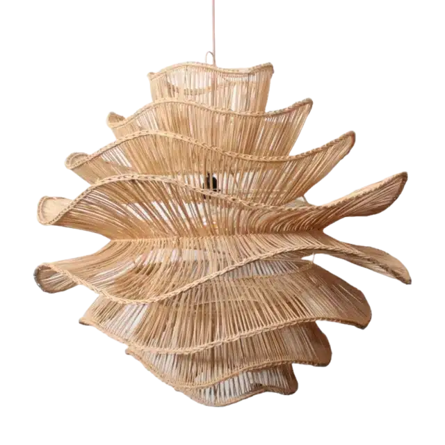 Rotan Hanglamp Wabisabi Naturel L