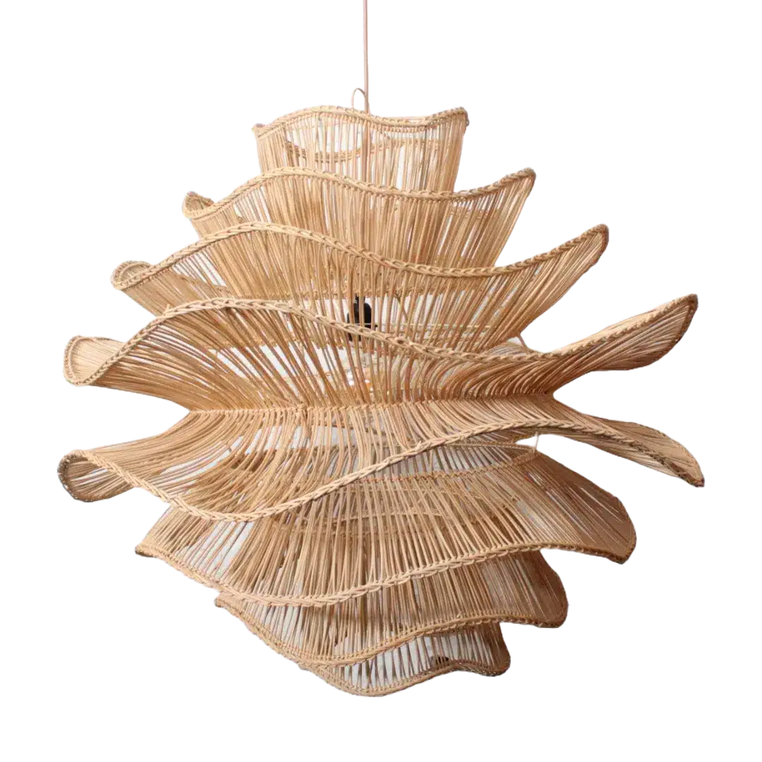 Rotan Hanglamp Wabisabi Naturel L Rotan Hanglamp Wabisabi Naturel L