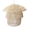 Rotan hanglamp | Paddenstoel naturel L