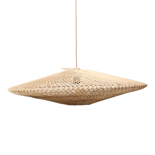Rotan Hanglamp Ufo Naturel M