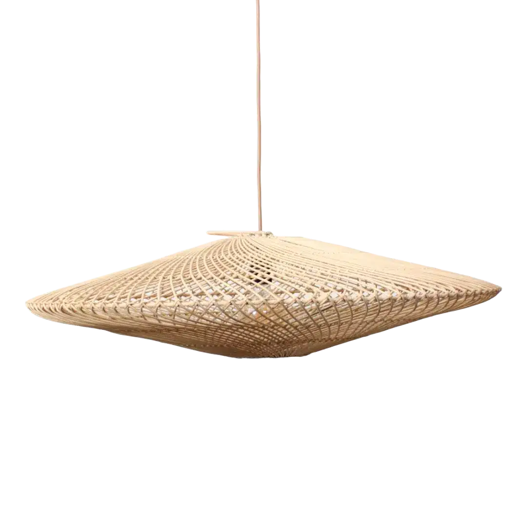 Rotan Hanglamp Ufo Naturel M Rotan Hanglamp Ufo Naturel M