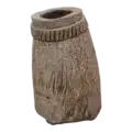 Houten hoge pot India