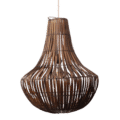 Rotan kroonluchter | Bruin M