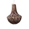 Rotan kroonluchter | Bruin S