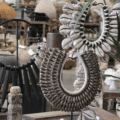 Schelpenketting op standaard | laag