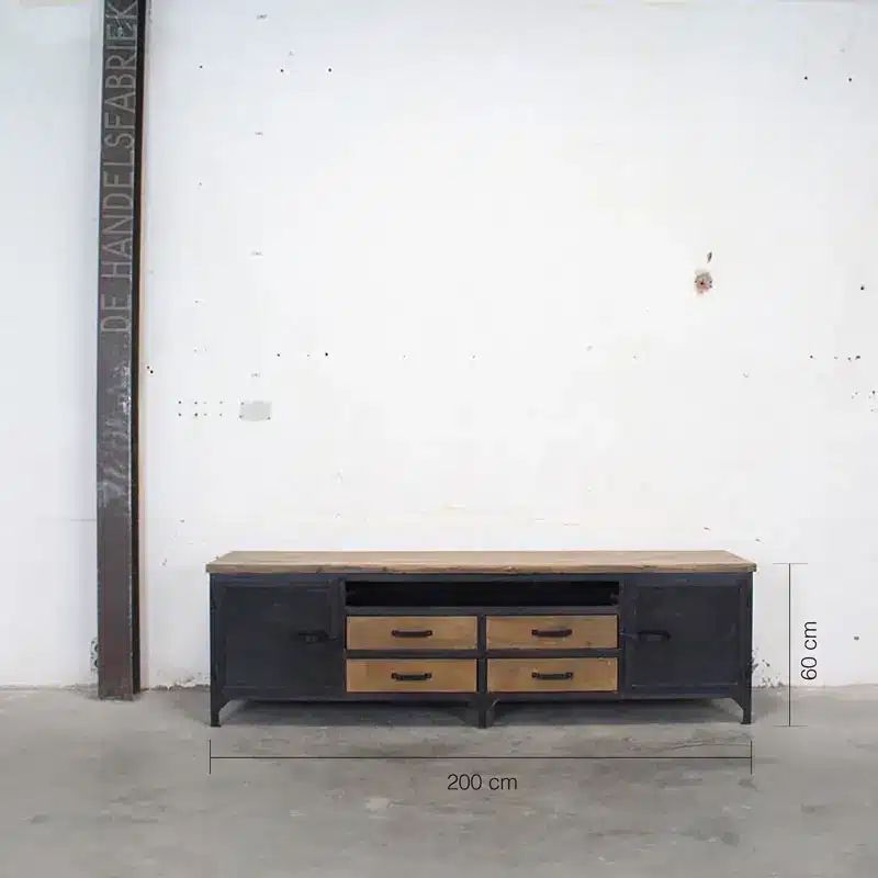 Tv Meubel Szep Black Barnwood Tv Meubel Szep Black Barnwood