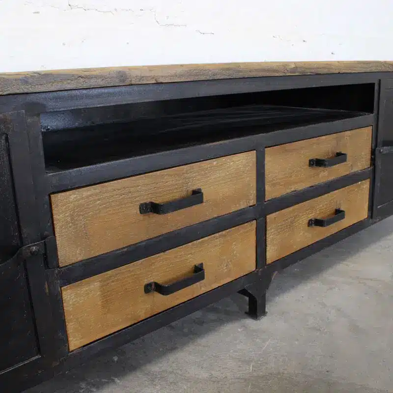 Tv Meubel Szep Black Barnwood Tv Meubel Szep Black Barnwood
