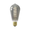 Calex titanium rustic bulb led lamp | E27 – 136 Lumen