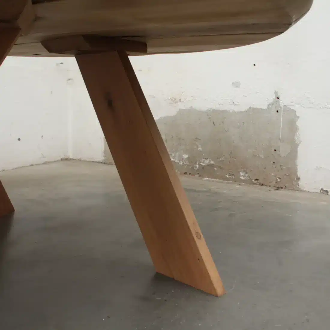 Oud Eiken Tafel Rond Oud Eiken Tafel Rond