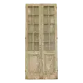 Oude franse deuren met glas