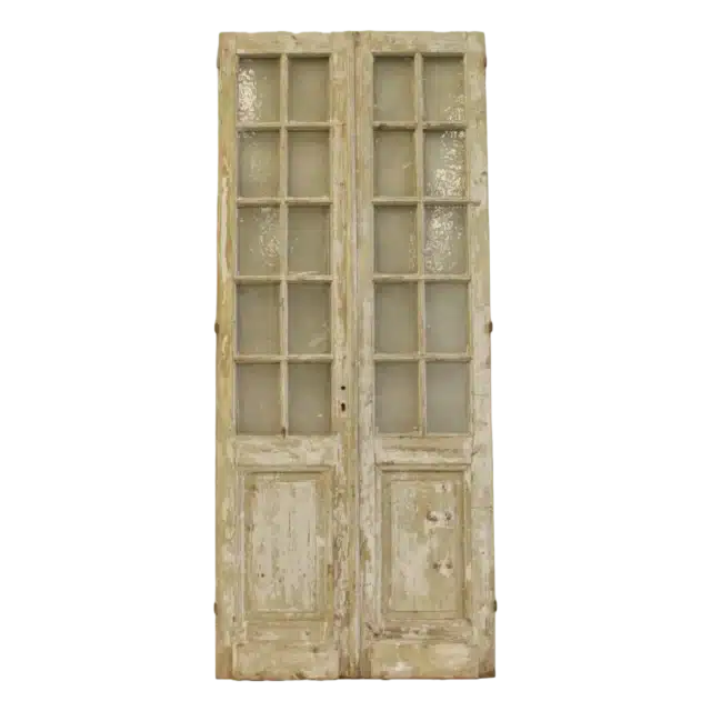 Oude Franse Deuren Met Glas