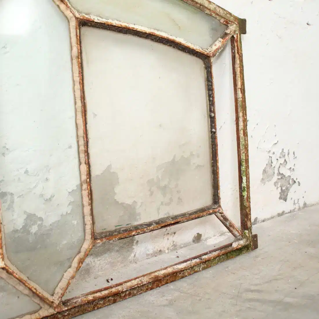 Gietijzeren Raam Met Glas Gietijzeren Raam Met Glas