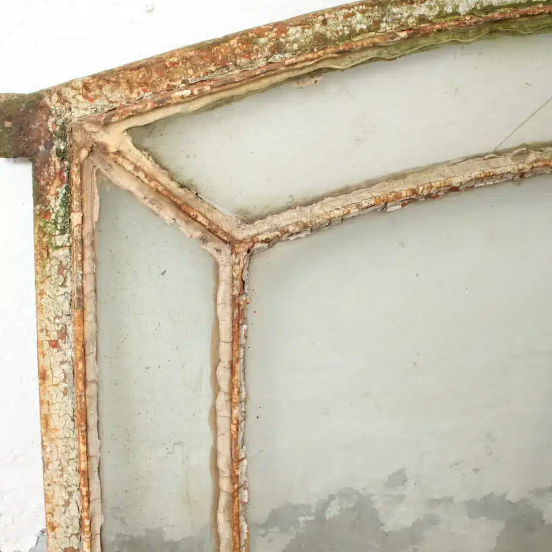 Gietijzeren Raam Met Glas Gietijzeren Raam Met Glas