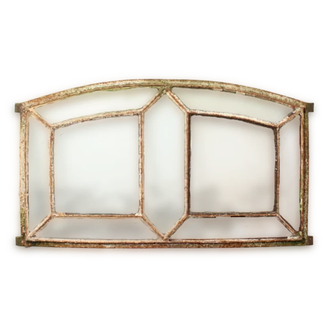 Gietijzeren Raam Met Glas