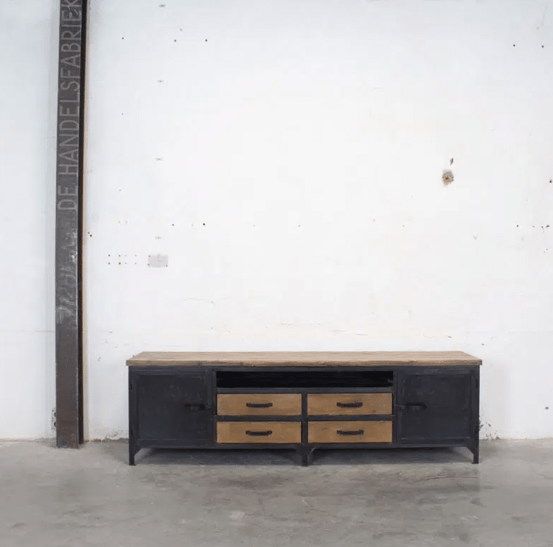 Tv Meubel Szep Black Barnwood Tv Meubel Szep Black Barnwood