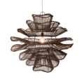 Rotan hanglamp | Wabisabi bruin M