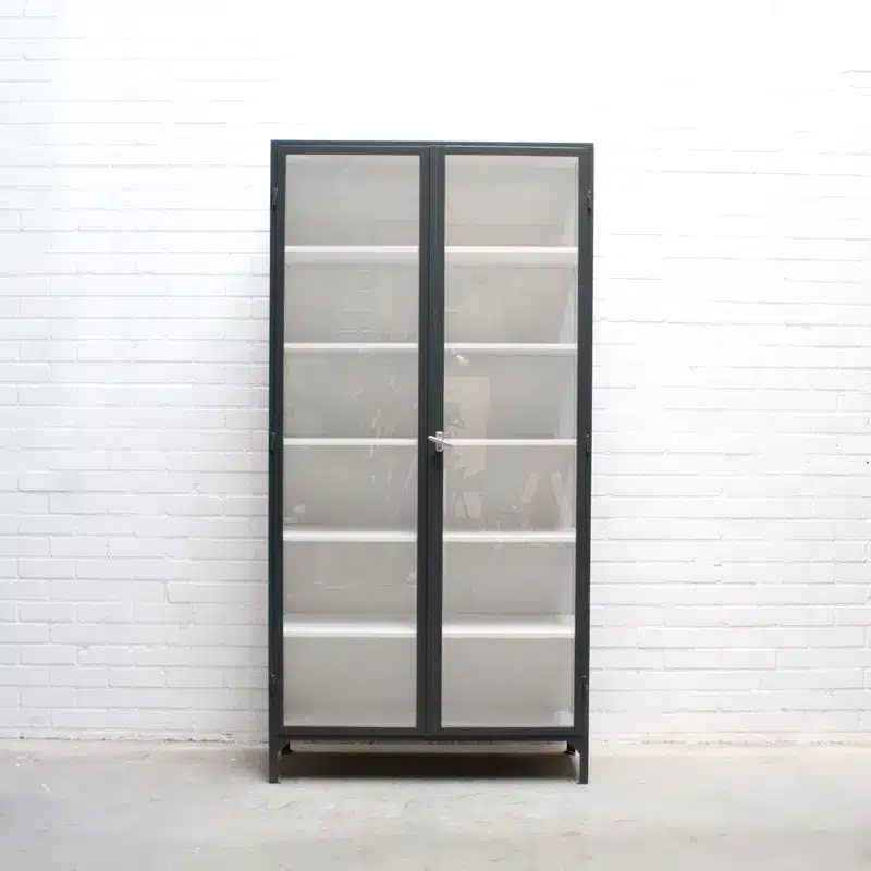 Apothekers Vitrinekast 2 7016 Apothekers Vitrinekast 2 7016