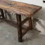 Houten Bankje India M Robuust