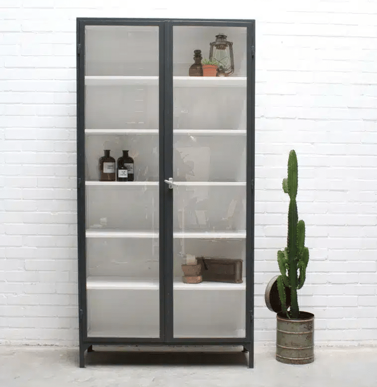 Apothekers Vitrinekast 2 7016 Apothekers Vitrinekast 2 7016