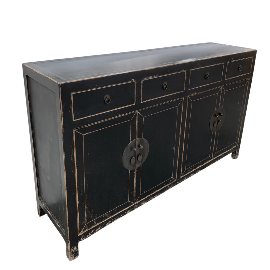 Zwart Dressoir China Zwart Dressoir China