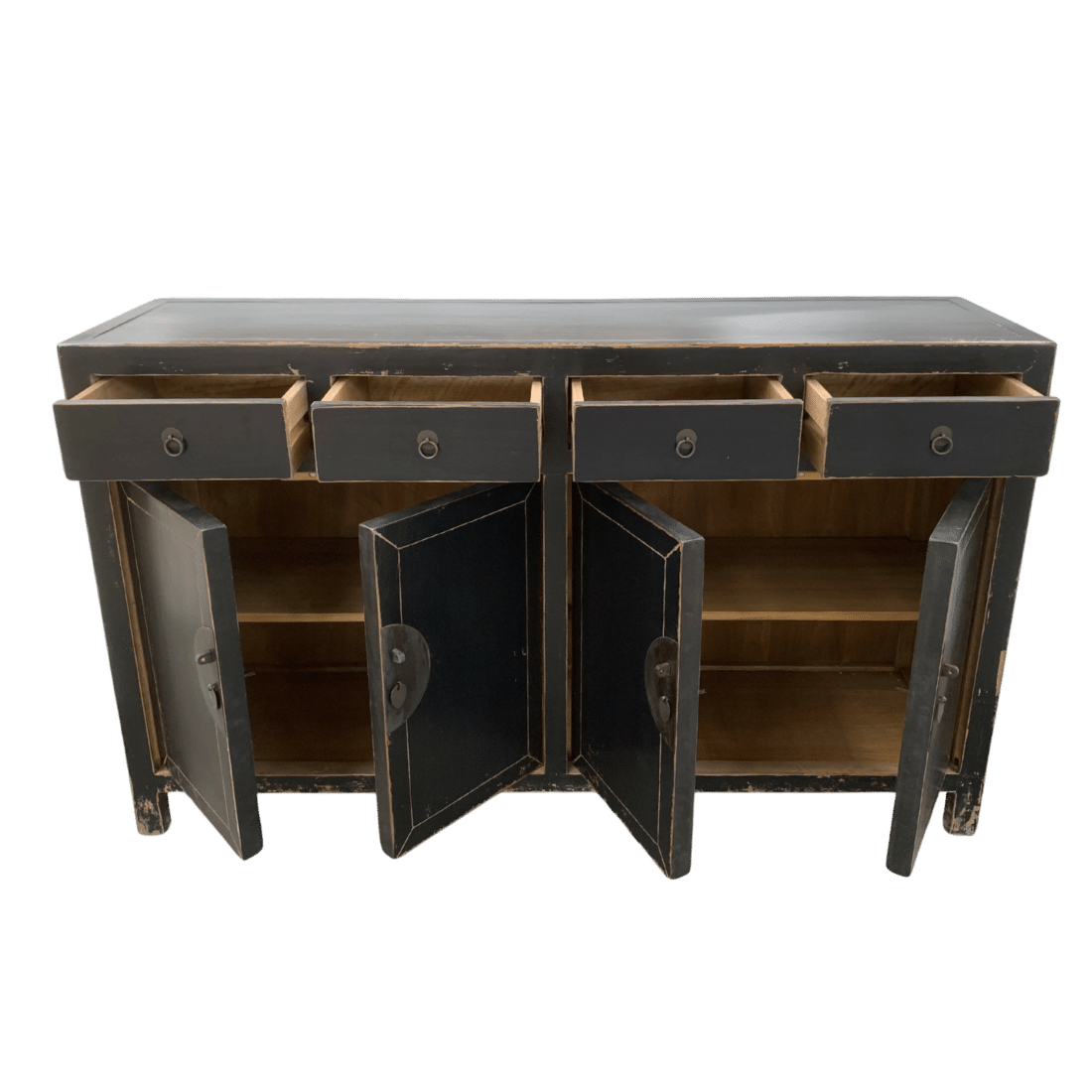 Zwart Dressoir China Zwart Dressoir China