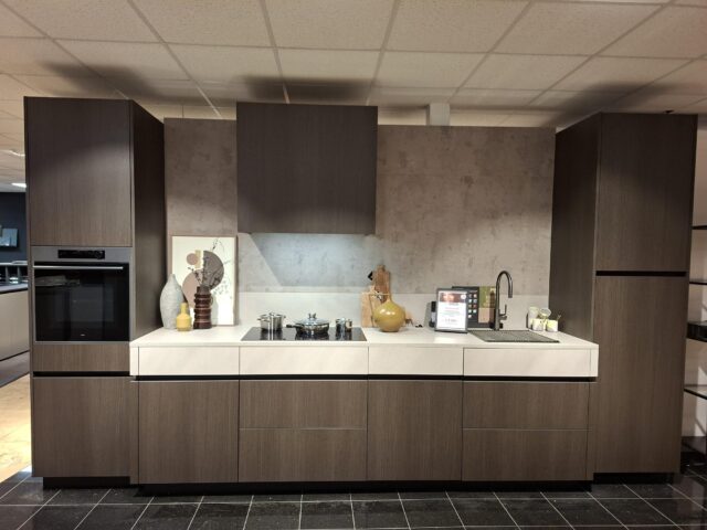 Keuken Zera Sy Ver Loft Dark Oak I C M Kq Textured Grey Stone