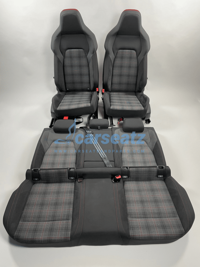 Trp Post Container Data Trp Post Id 6430 Interior Vw Golf 8 Gti Alcantara Fabric Grey Checkered Red White Grey