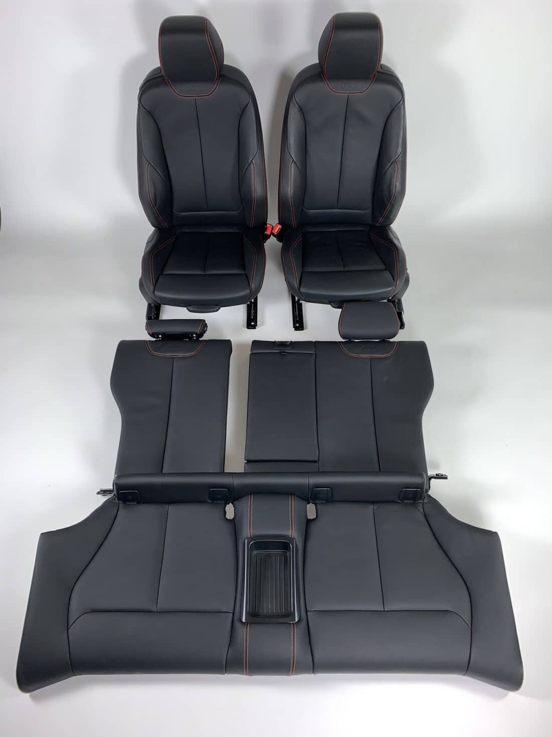Interieur Bmw M2 F87 Leder Merino Zwart